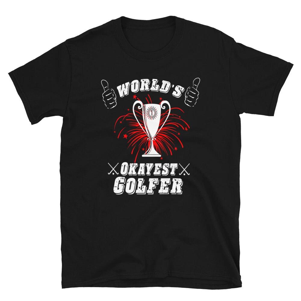 Okayest Golfer Funny Golf T-Shirt 3XL