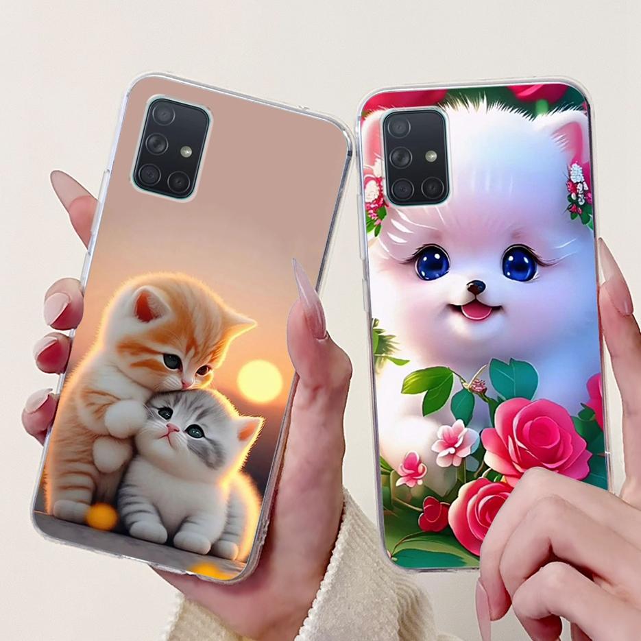 For Samsung Galaxy A31 A51 A71 Case A315F A515F A715F New Luxury Painted Cover Soft Silicone Case For Samsung A51 A 31 71 Fundas