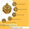 100% Pure Brass Panchmukhi Hanuman (Size: 10 cm) | Panchmukhi Hanuman Murti for Door Entrance | Panch Mukhi Hanuman Ji