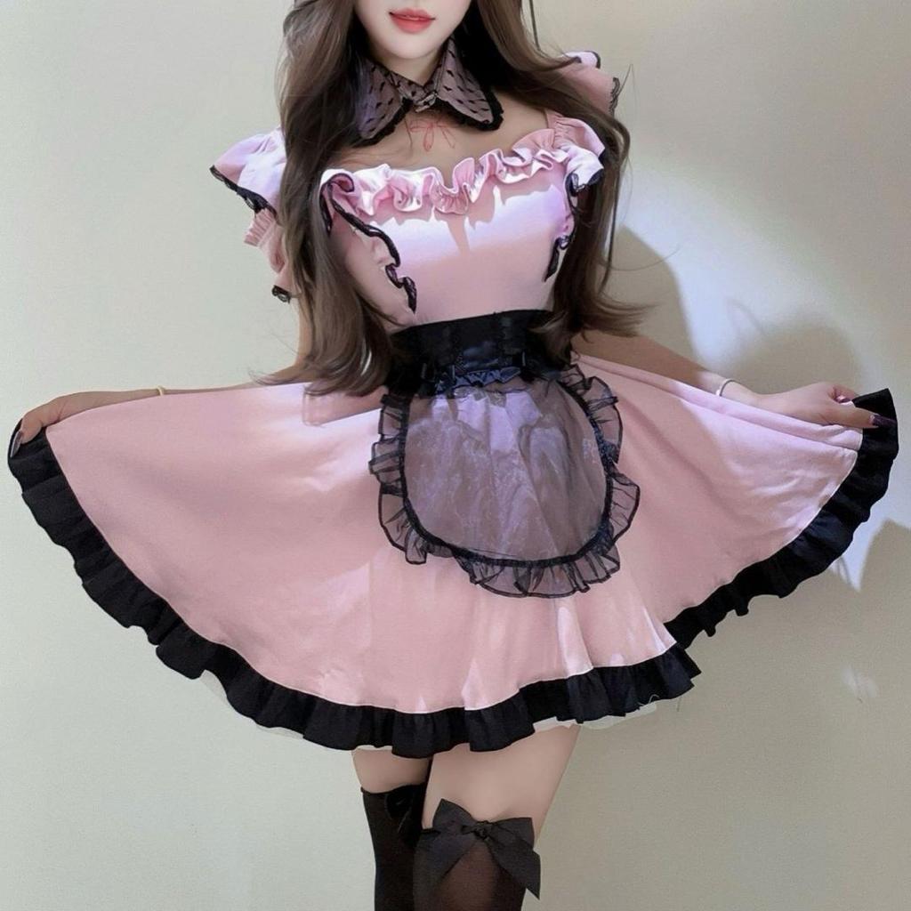 2025 Cute & Soft Lolita Maid Outfit for Anime Lovers - Plus Size Available