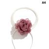 Fluffy Fabric Lace Flower Choker Necklace For Women Trendy Elegant Long Lace-Up Rope Chains On Collar Jewelry