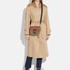 New COACH Cow Leather Saddle Bag, Crossbody Bag, Shoulder Bag Small Size Women's Brown & Rusty CE565-IME7V