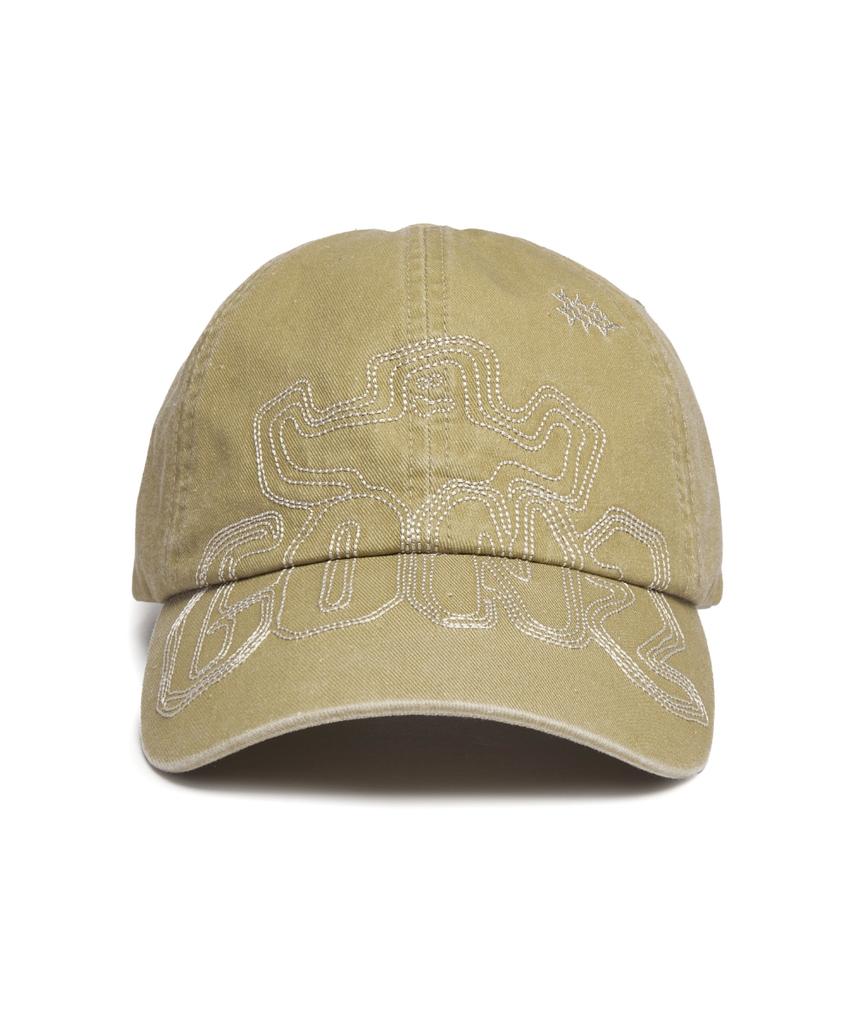 MARK GONZALES Washed Gons Stitch Cap - Beige