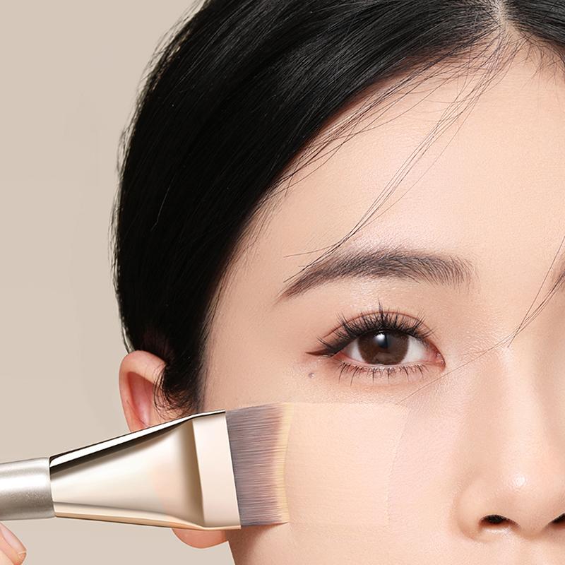 Ultra Thin Crescent Foundation Brush Set Lightweight Face Contour Brush Contour Brush Mixed Foundation Cream Tool