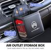 Leather Car Air Outlet Storage Bag Phone Hanging Bag Supplies For Citroen Jumper Celysee Cactus Picasso Aircross Saxo Grand aje256