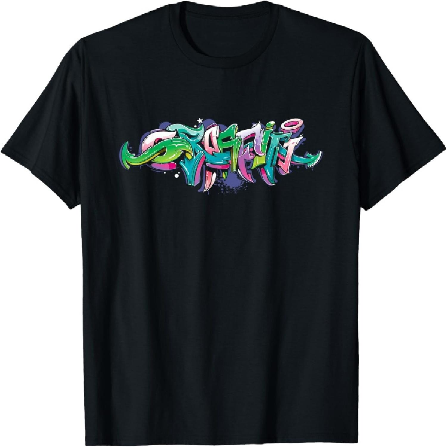 

Graffiti Graffito Spray Can Urban Art Street Art Gift T-Shirt XXXXXL різнокольоровий