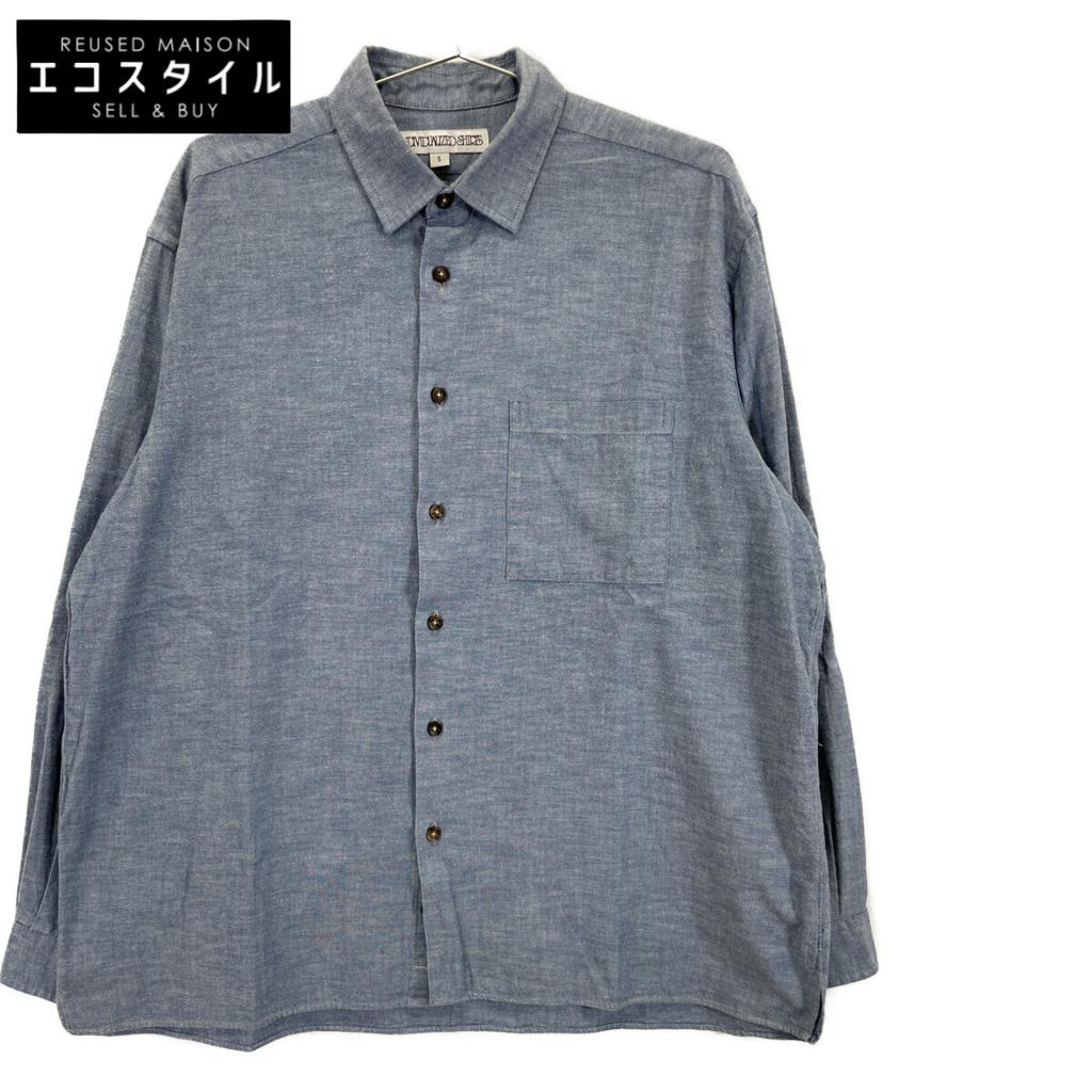 Individualized Shirts Blue Chambray Denim Shirt tops S blueUsed
