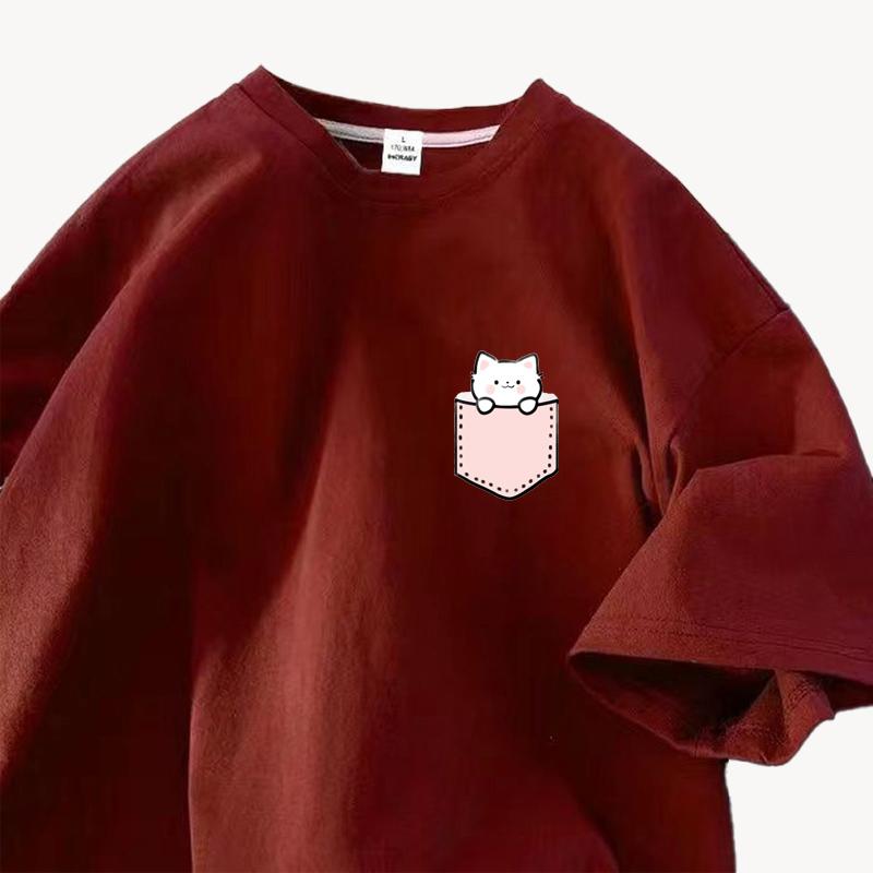 

Хлопковая футболка с коротким рукавом Женская 2025 Лето Новая Хлопковые Боди Рубашки Повседневные Топы 3XL