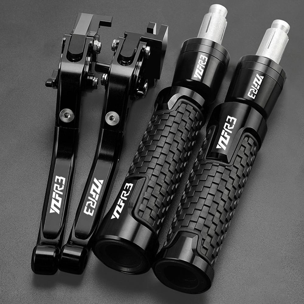 Accessori Moto Leve Freno Frizione Regolabili Estremità Manubrio Per YAMAHA YZFR3 YZF R3 2015 2016 2017