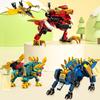 SEMBO 4in1 Transforming Robot Mecha Building Blocks Kits Dinosaur World Mech Model Assembly Bricks Kids Toys Boys Birthday Gifts