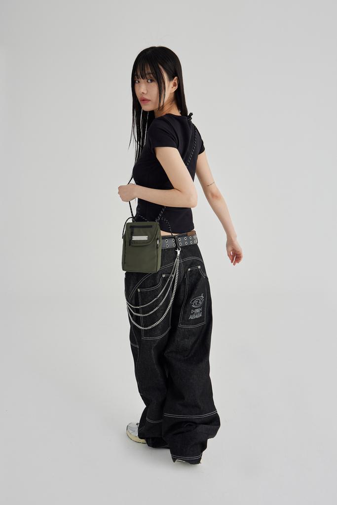 Aeiaeiae Mini Crossbody Bag [Khaki]