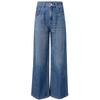 Giovani Valentino Women's Spring/Autumn Loose Wide-Leg Denim Jeans