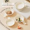 Bone China Saucer for Condiments: Cream Dishes for Seasoning, Dips, and Sauces