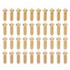 40Pcs 3D Printer Nozzle Set Replacement for Kobra S1 3 Combo Combo Pro 0.2 0.4 0.6 0.8mm Brass Nozzle Set