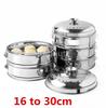 Stainless Steel Pot Steamer Rice Cooker Food Steaming Grid with Double Ear Drain Basket Kitchen Cooking Bamboo Steamer Cooker