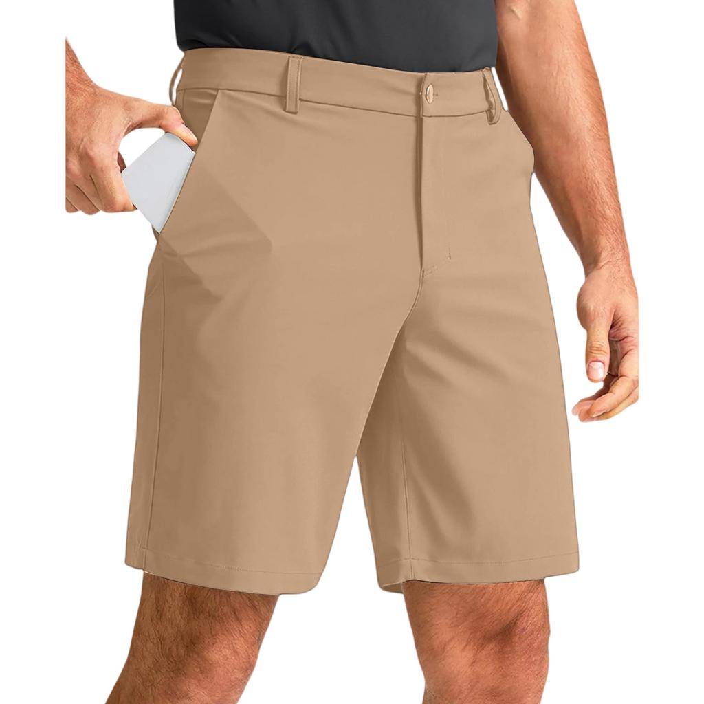 Men's Summer Loose Outdoor Sports Multi-Pocket Cargo Shorts Casual Pants Quarter Pants