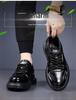 Men's Trendy Thick Sole Cowhide Skate Shoes - Height Increasing Casual Sports Shoes