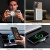 For Samsung Galaxy S22 5G Magnetic Case JEEHOOD J10 Leather Back Phone Cover with Detachable Card Holder Kickstand