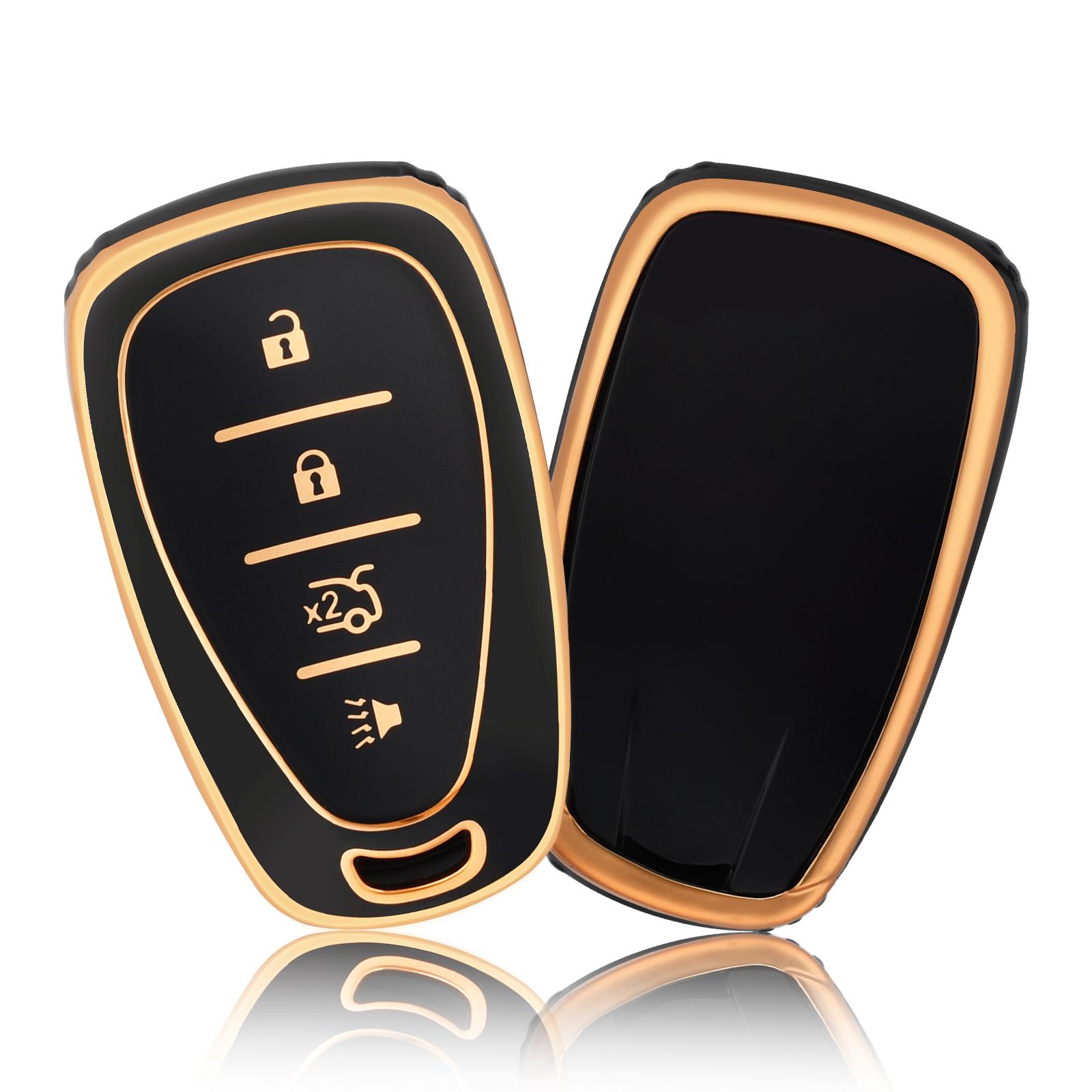 

Fashion Soft TPU Car Key Case Cover Key Shell For 2017 2018 2019 2020 Chevy Camaro Malibu Equinox Cruze Blazer Trax Volt Bolt