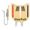 One Putt Durable Metal Golf Mini Magnetic Ball Marker Golfer Hat Visor Clip Accessory