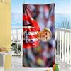 Atletico Madrid Player Beach Towel Super Soft & Absorbent Comfortable Lightweight