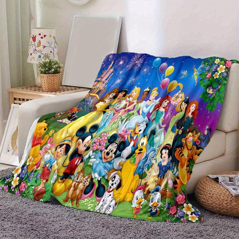 

Mickey and Minnie Cartoon Blanket: Adorable, Warm, and Perfect for Home Decoration Living Room, Travel, and All Seasons Christmas Décor 80x120cm