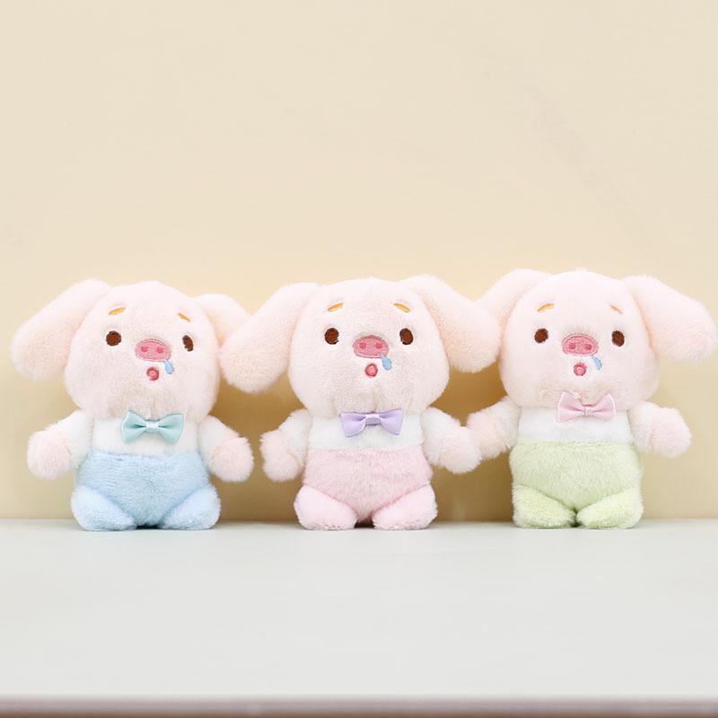 Cute Pig Plush Keychain Adorable Stuffed Animal Soft Short Plush Bag Charm
