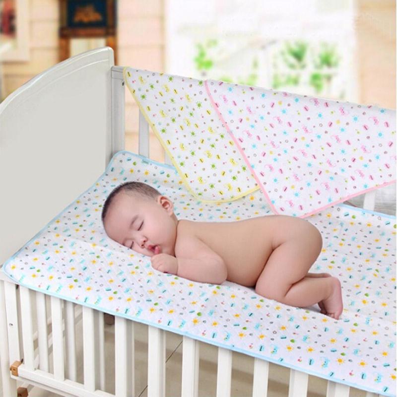 Reusable Waterproof Children Cotton Bed Pad Absorbent Layer Baby Comfort Toddler