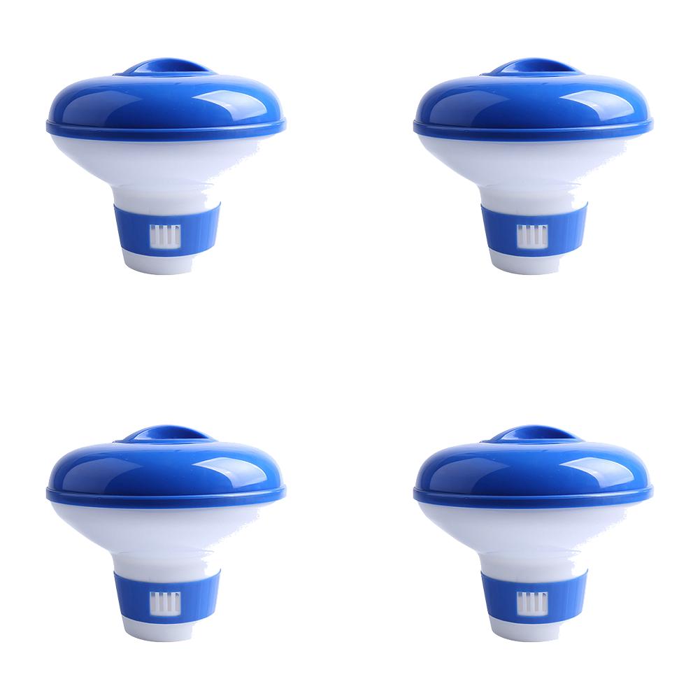 Swimming Pool Floating Chlorine Dispenser Disinfection Automatic Applicator Pump Pill Disinfecting Box Spa Pool Accessories