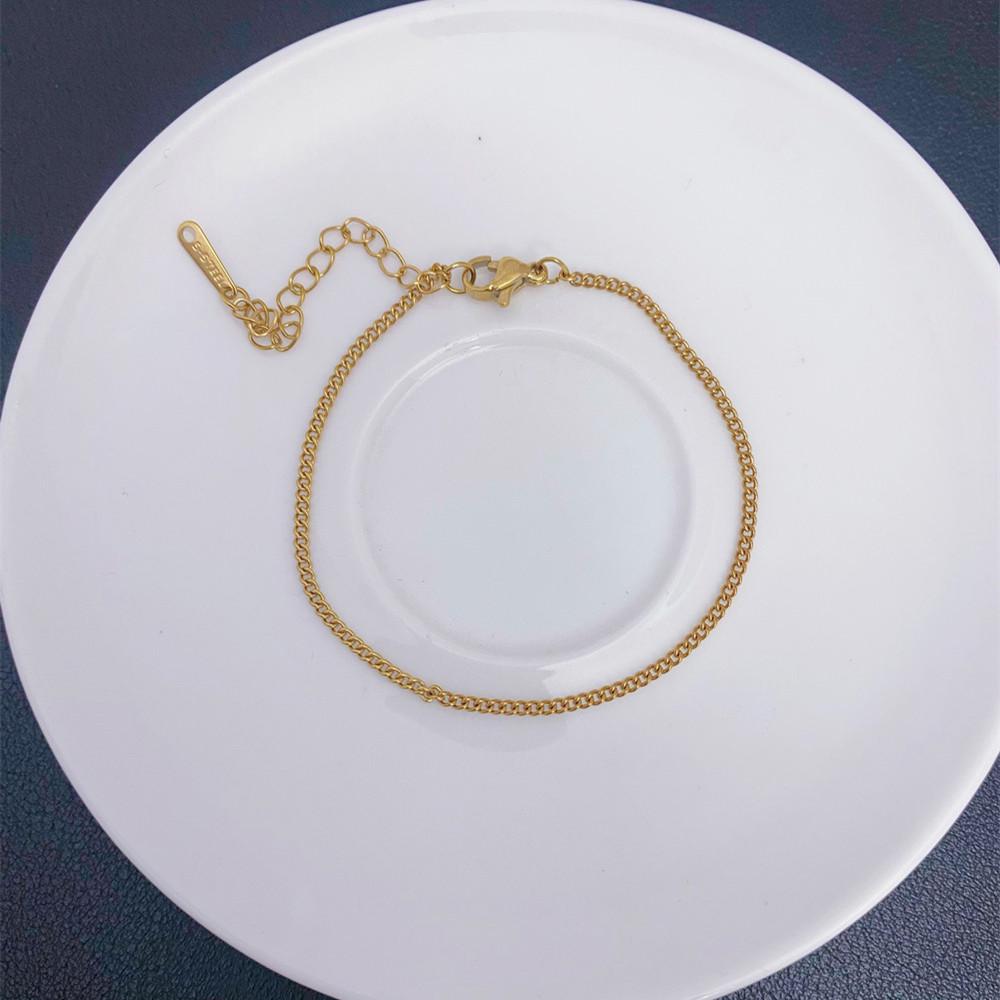 Multi-Style Stainless Steel Spacer Bead Bracelet - Gold Plated
