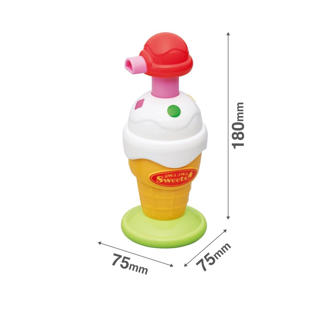 Toy Royal Bath Pastry Chef Bubble Sweets (Bath Toy) Play with Body Soap (Water PlayBath Toy) Bubble Play with Sponge