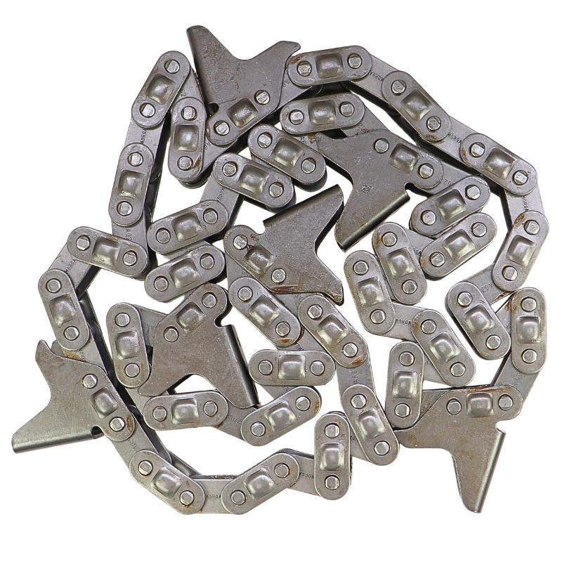 Corn head cob picker chain 76 links CA627 x 76A CPEF17 6 plates Geringhoff hardened MORGA