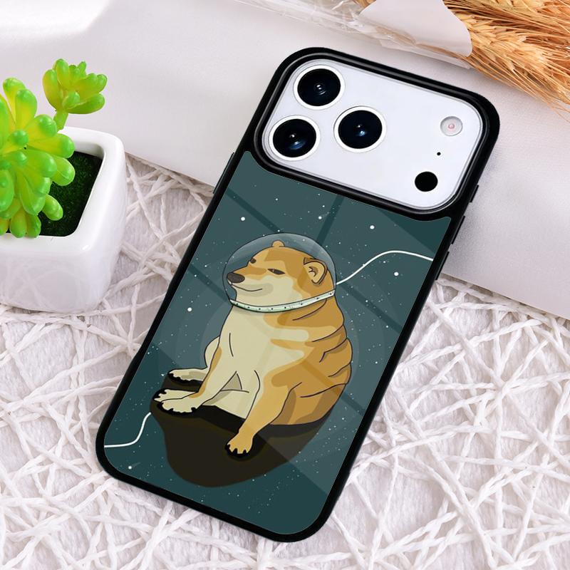 Cheems Doge Phone Case for iPhone 17 Air 16 15 11 12 14 13 Pro Max Shockproof Cover