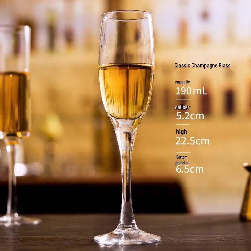 Qiwei Crystal Champagne Flute Set