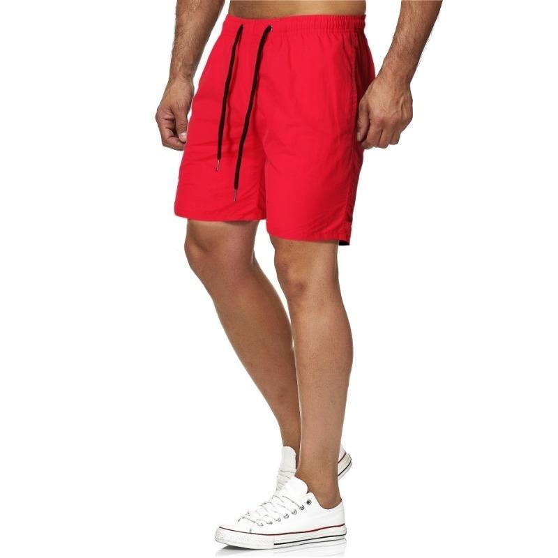 Men's 5-minute Quick-dry Solid Color Beach Pants Sports Fitness Shorts