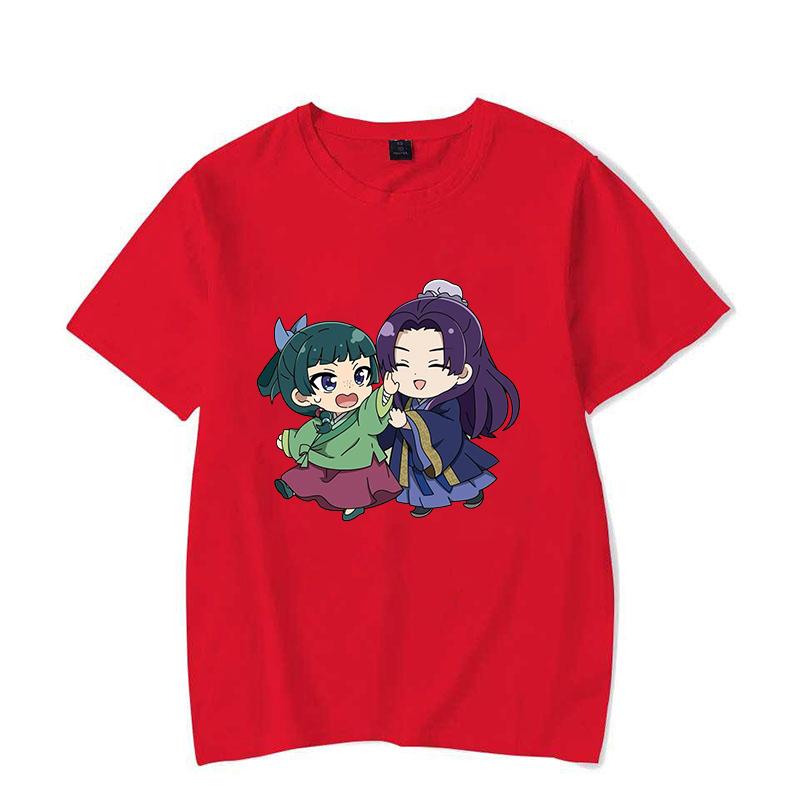 New Funny Anime The Apothecary Diaries T Shirt Unisex Short Sleeve O Neck Summer Casual Cartoon Printing T-shirt Top Tee