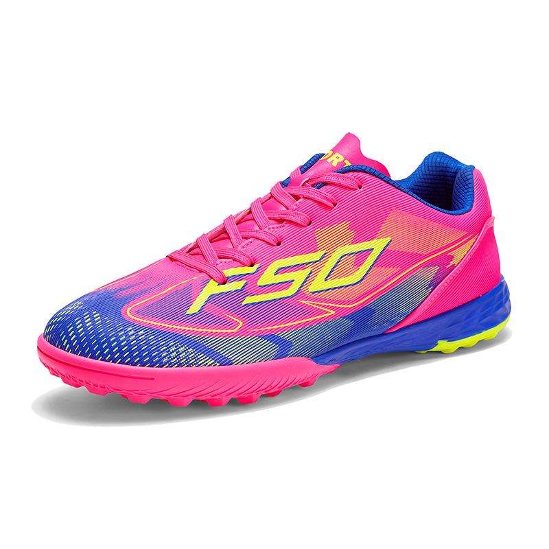 Xisailong Jugend-Fußballschuhe für Jungen & Mädchen, Schulsport, Klettverschluss, Pro TF-Stollen 37