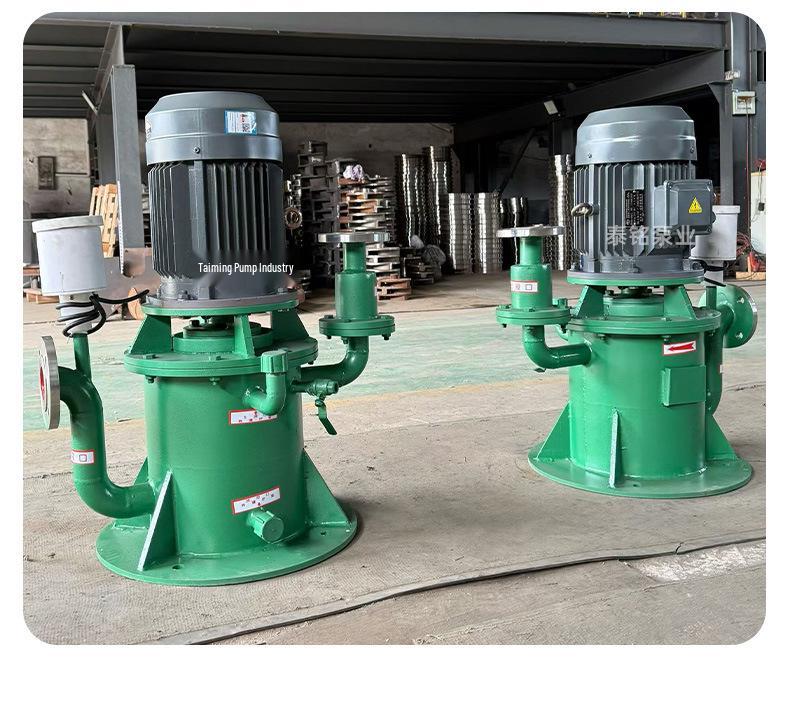 WFB Corrosion-Resistant Vertical Sealless Self-Priming Control Pump for Large Suction Lift and Sewage Discharge