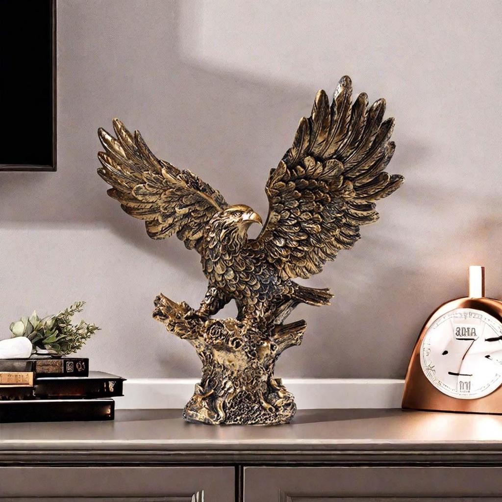Eagle Statue Collection Model Simulation Unique Funny Animal Sculpture for Home