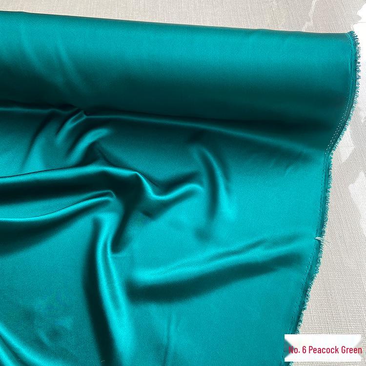 22 Momme Moerbeizijde Crêpe Satijn Stof voor Cheongsam, Beddengoed, Pyjama's en Haarelastiekjes.