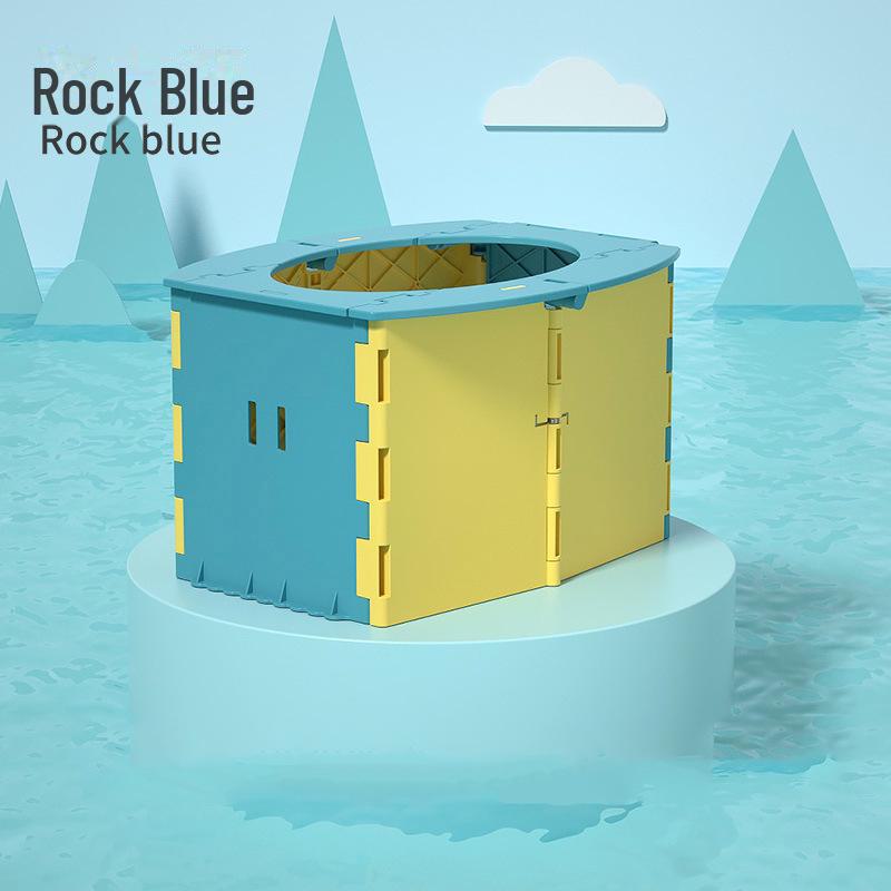 Tragbare Kinder-Klapptoilette mit Müllbeutel