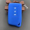 For Lexus NX GS RX ES GX LX RC IS 250 200 350 300H 450H CT200 RX270LX NXIS 3 Button Silicone Car Key Case Protect Cover Keychain