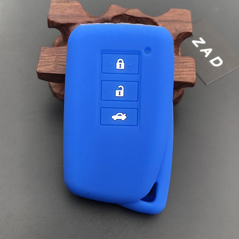 For Lexus NX GS RX ES GX LX RC IS 250 200 350 300H 450H CT200 RX270LX NXIS 3 Button Silicone Car Key Case Protect Cover Keychain