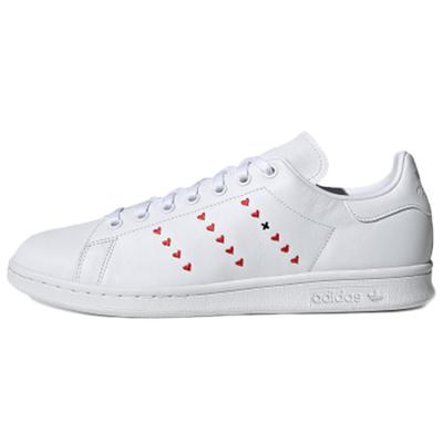 Stan Smith Heart Stripe Red Sneakers EG5811