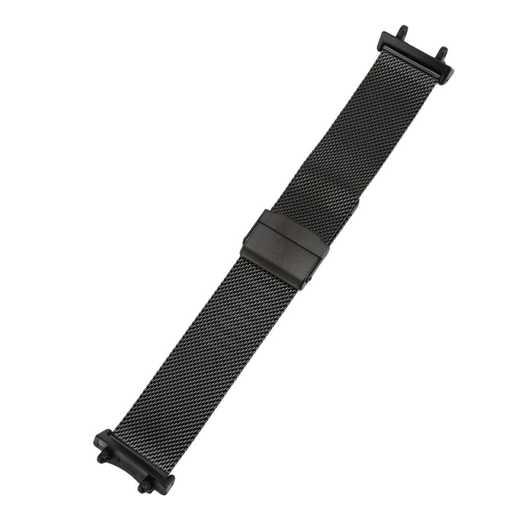 Metal Mesh Watch Band Smart Watch Replacement Band Adjustable Watch Strap for T Rex 3 Black