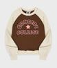 CONCEPTCOLLEGE Hand Logo Raglan Sweatshirt_Brown/Ivory [Women'S]