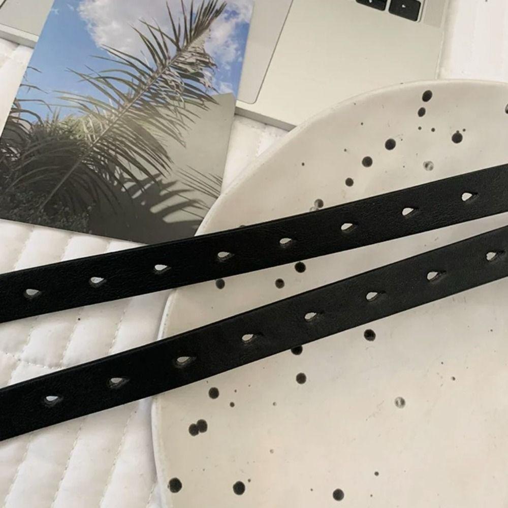 Leather Waist Belt Vintage Dress Jeans Belt American Women's Belt  Male Female