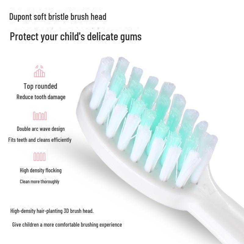 Hot Spot Ultrasonic Electric Toothbrush for Kids - Soft Bristle, Battery-Powered, Creative Student Gift