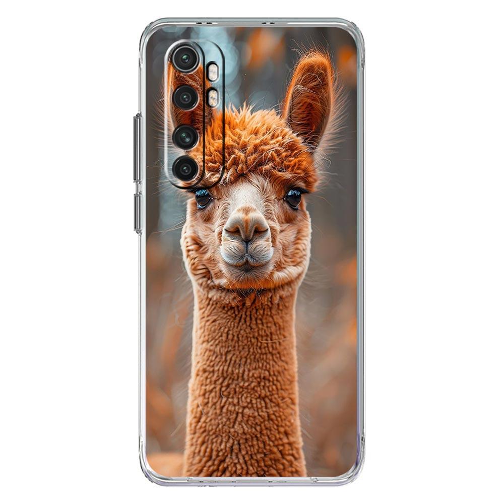 Phone Case For Xiaomi Poco X6 X5 NFC X3 F6 F5 Pro F4 F3 M3 14 13T 12T 12 13 Lite 11 Mi 5G Clear Cover Kawaii Alpaca lovely