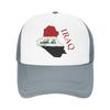 Iraq Flag Map  Love Iraq  Casual Baseball Cap  Hiking Fishing Sun Hats Spring SunProof UnisexTeens Yk Funny Snapback Cap